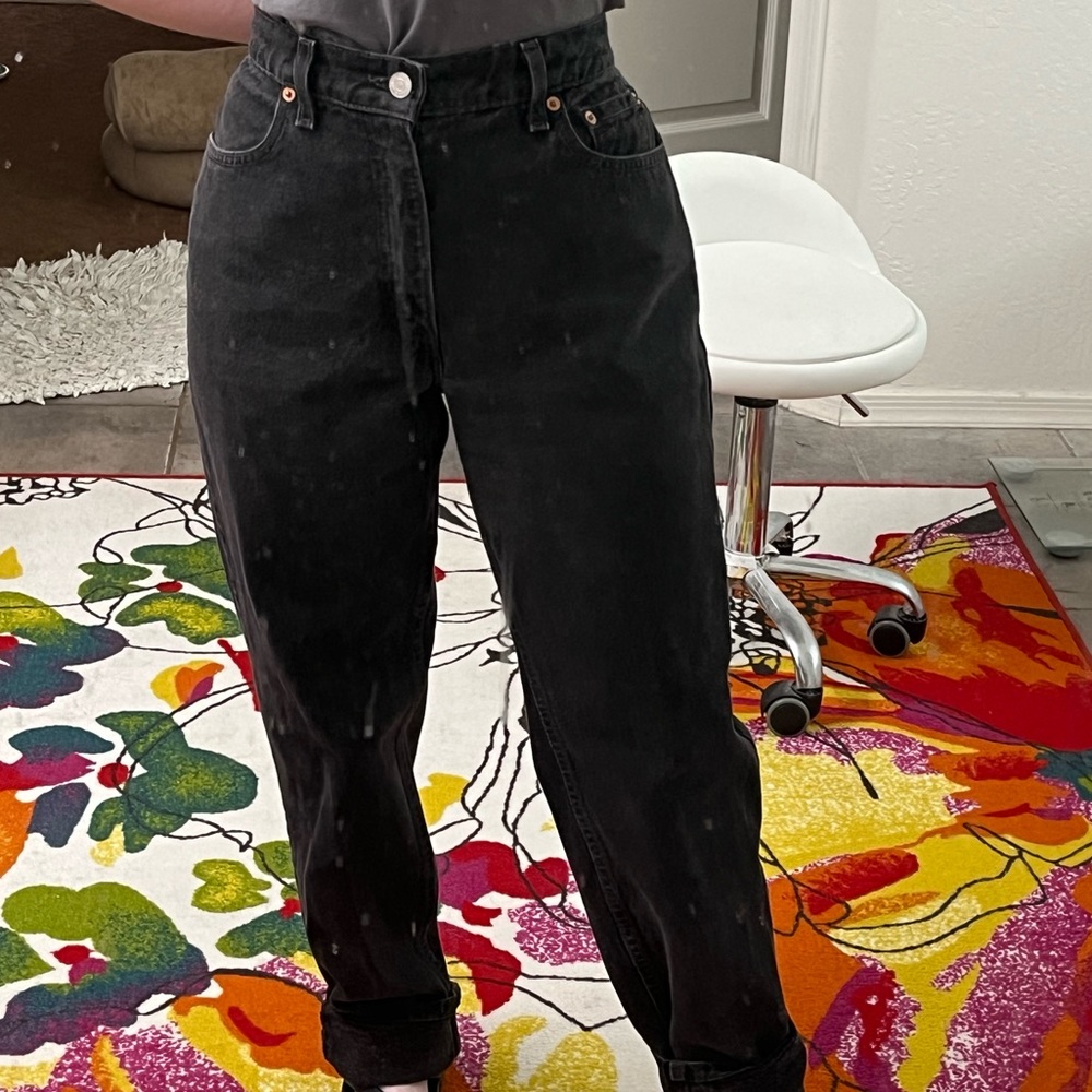 Vintage 90s Levi’s 550 black, washed black